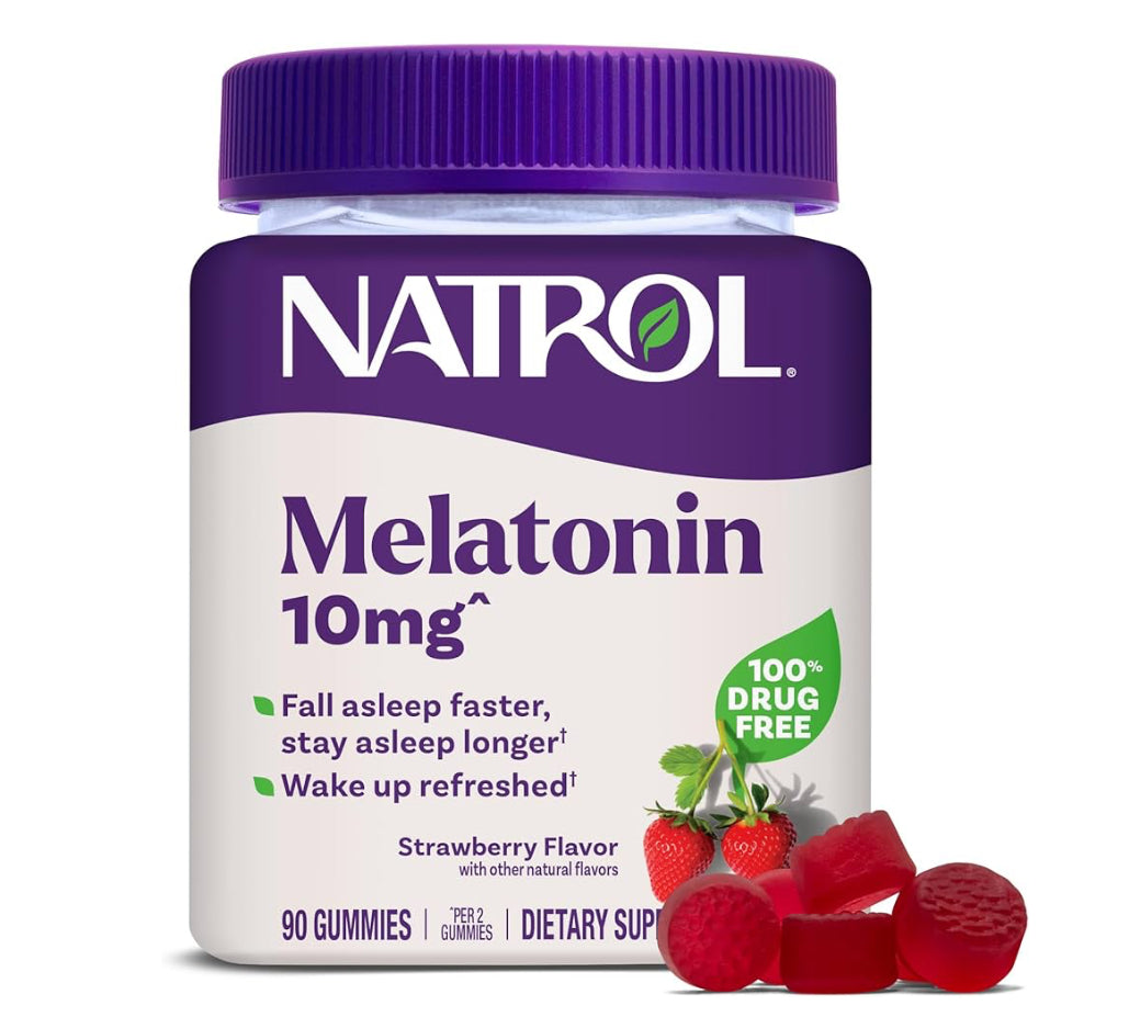 Natrol Melatonin 10 MG Gummies, Strawberry 90 un 🇨🇱