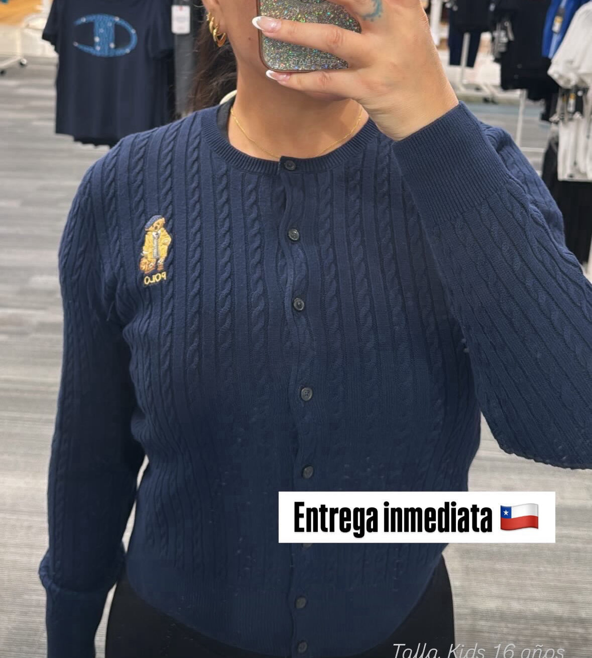 Sweater Polo Ralph talla juvenil XL