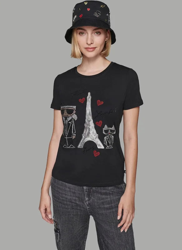 Polera Karl Lagerfeld Black 🇨🇱